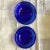 Cobalt Blue Glass Serving Dishes- Set of 2 Vintage For Sale - Image 10 of 10