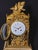 19th C French Louis XVI Bronze Crystal Clock Set 3Pc For Sale - Image 6 of 17