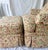 Vintage Ethan Allen Tapestry Club Chair and Matching Ottoman For Sale - Image 10 of 12