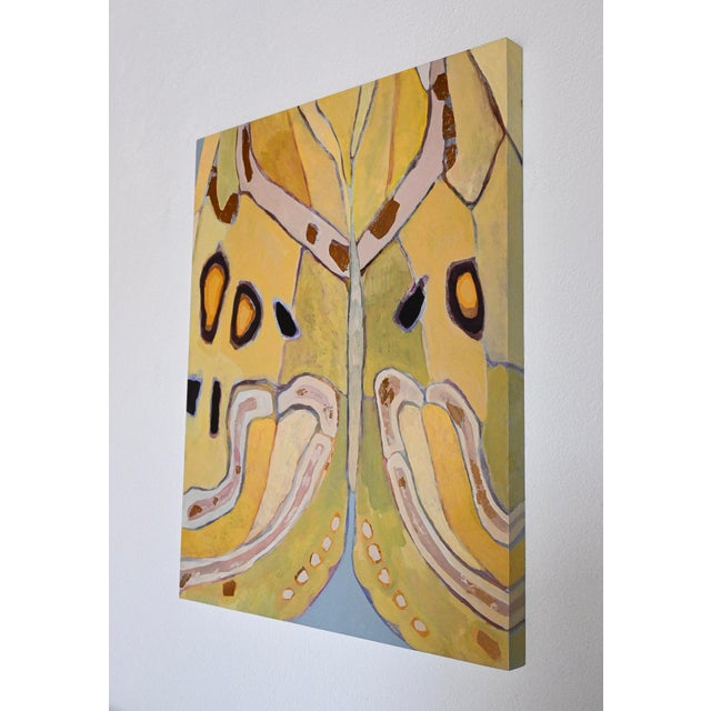 Acrylic & Gold Leaf Painting on Wood Titled Hidden Joy by Hayley Kolar For Sale In Des Moines, IA - Image 6 of 7