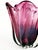 Dark Pink and Purple Sommerso Glass Vase attributed to Josef Hospodka for Chribska, 1960s For Sale - Image 4 of 15