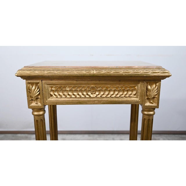 Small Louis XVI Living Room Table, 1909s For Sale - Image 6 of 18