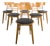 Vintage Chairs in Wood from Ton, Set of 6 For Sale