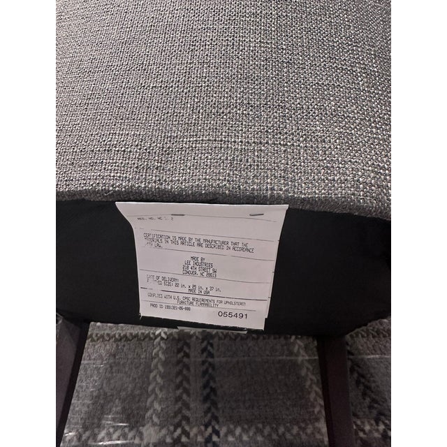 Lee Industries Lee Industries Marie Belgian Side Chairs For Sale - Image 4 of 5