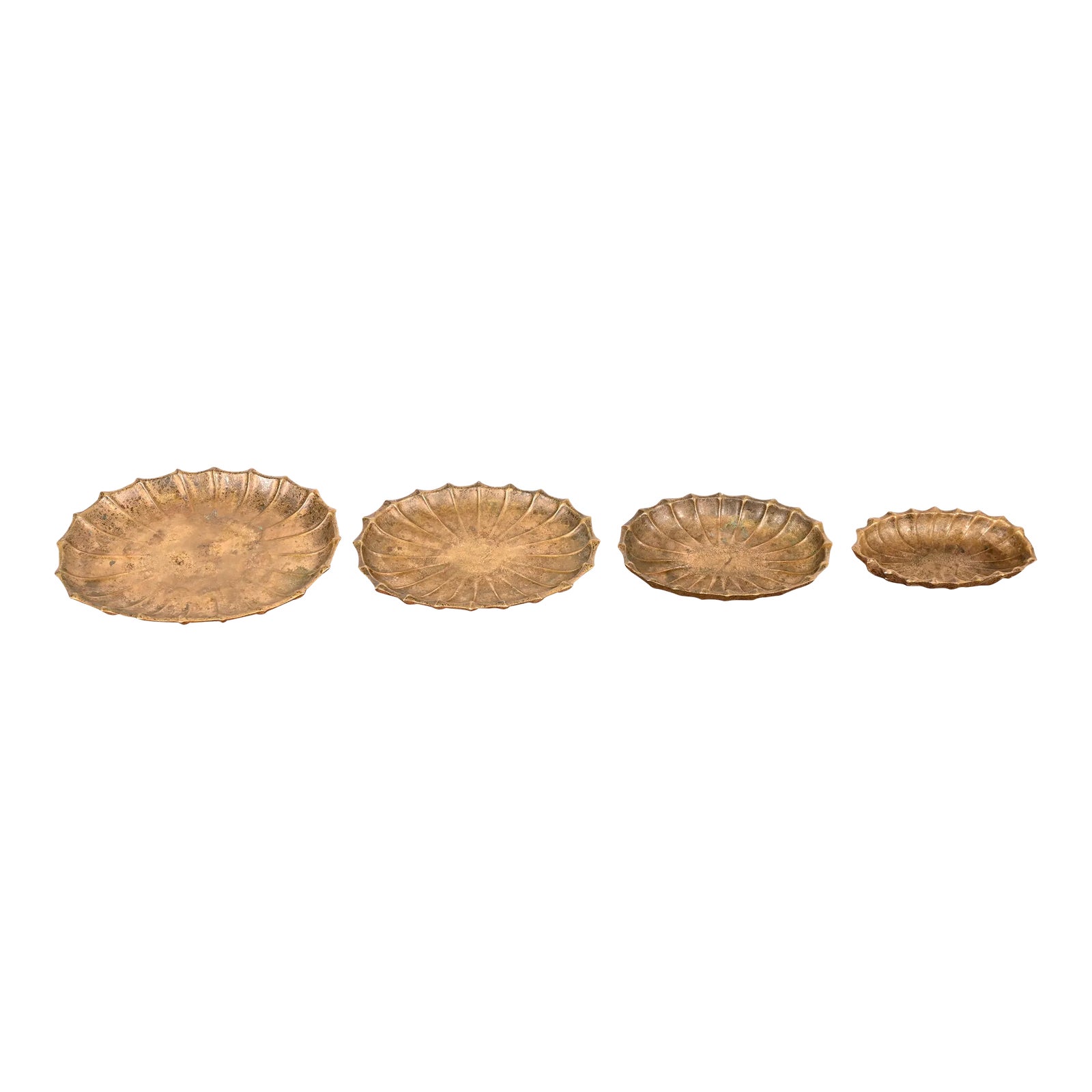 Tiffany Studios New York Bronze Nesting Trays, Set of Four | Chairish