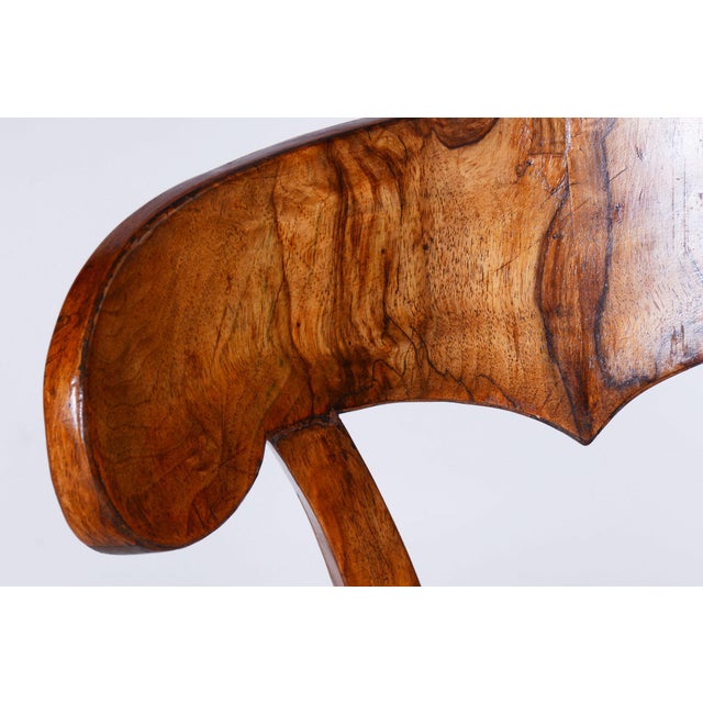 Biedermeier Chair in Beech, Spruce and Walnut, Vienna, Austria, 1820s For Sale - Image 9 of 10