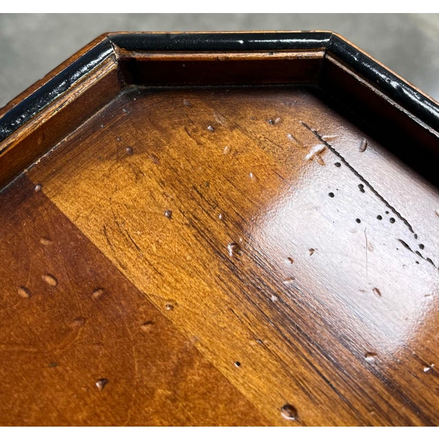 Neoclassical Maple Side Table With Drawer For Sale - Image 11 of 11