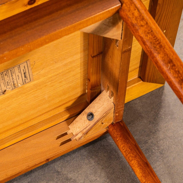Wood Low Mid-Century Modern Occasional Table, 1950s For Sale - Image 7 of 9