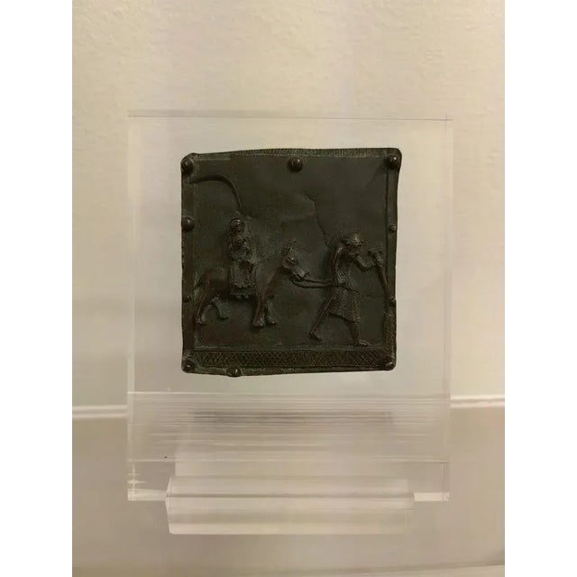 The Escape of the Holy Family to Egypt Bronze Sculpture, 1800s For Sale - Image 12 of 12