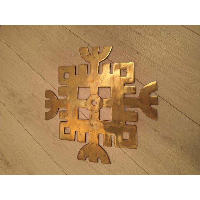 Vintage Gilded Bronze Frieze, 1960s For Sale - Image 4 of 8