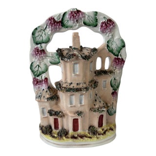 Late 19th Century Staffordshire Flat Back Castle For Sale