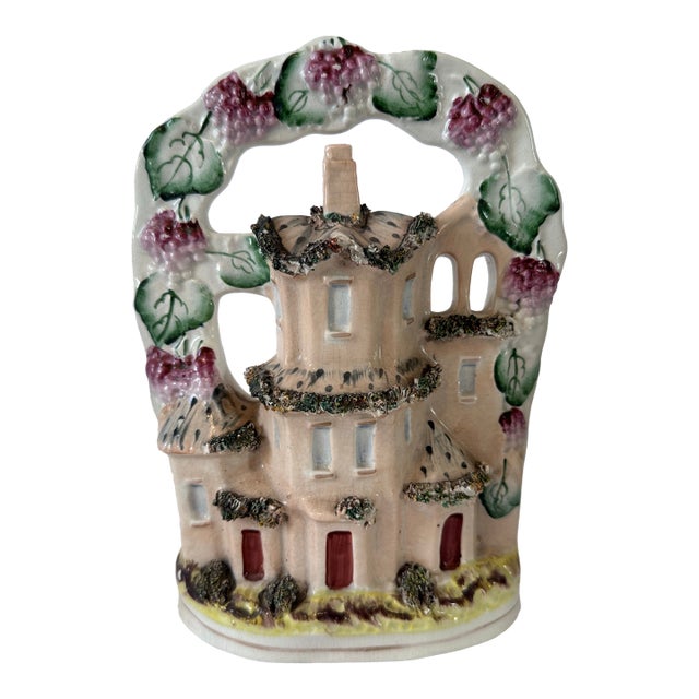 Late 19th Century Staffordshire Flat Back Castle For Sale