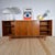 Vintage Danish Teak Sideboard with Sliding Doors For Sale - Image 5 of 6