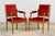 French Louis XVI Style Dining Chairs W/ Red Velvet - Set of 6 For Sale - Image 15 of 18