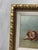 Antique Oil Painting on Board of Playful Pups in Nice Gold Gilt Frame For Sale - Image 4 of 9
