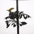 Metal Frederick Cooper Bird Nest Floor Lamp W/ Green Faux Leather Shade For Sale - Image 7 of 16