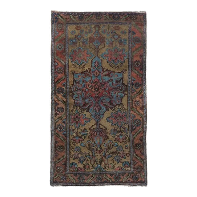 Antique Hamadan Rug 3'4'' x 6'2'' For Sale