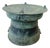 Vintage Asian Style Patinaed Bronze Rain Drum Table For Sale
