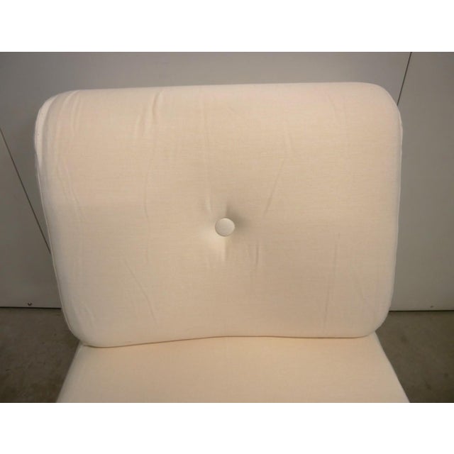 Vintage Lounge Chair in White, 1970s For Sale - Image 6 of 15