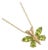 Peridot Butterfly Gemstone Pendant - August Birthstone Pendant for Woman For Sale