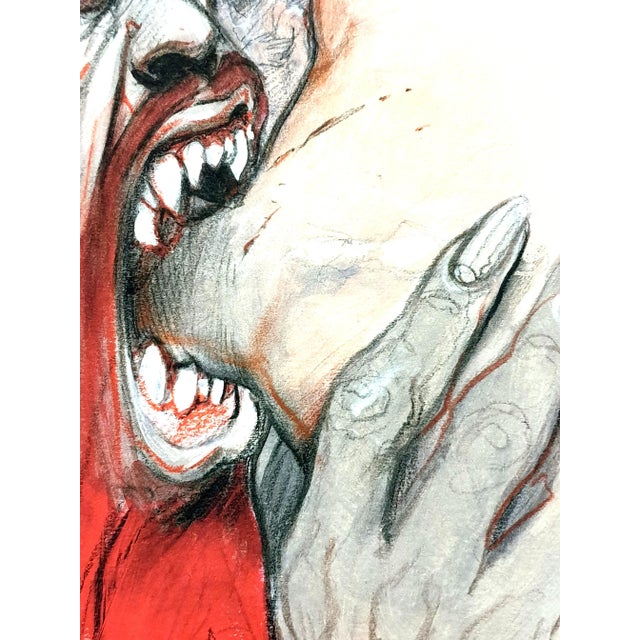 Enki Bilal - Cyclops Eating - Original Lithograph Publisher: Amis du Livre Edition: 240 2012 Dimensions: 42 x 30 cm. Enki...