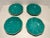 Set of 4 Antique Chinese Porcelain Qing Dynasty Green Bowls For Sale - Image 4 of 6