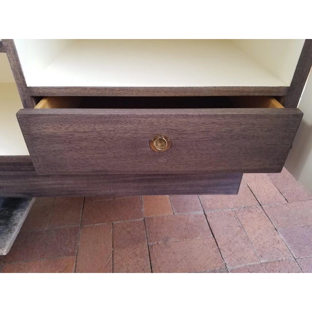 Tommy Parzinger Credenza in Mahogany Wood For Sale - Image 12 of 18