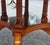 Mid 20th Century 72" English Regency Revival Figured Elm Sunburst Center Pedestal Dining Table on Brass Casters For Sale - Image 5 of 16