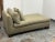 DeSousa Hughes for Kroll Furniture Custom Design Ralph Lauren Olive Fabric Chaise Lounge For Sale - Image 11 of 12