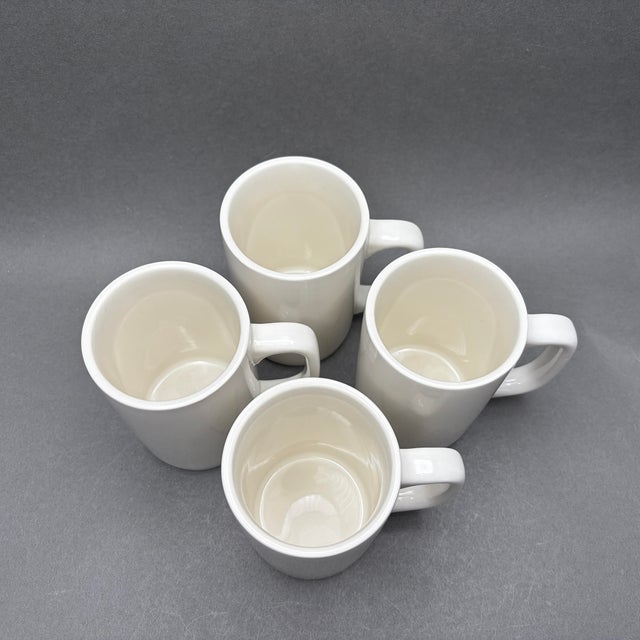 Beige Mid 20th Century Set of 4 Beige Cac China Restaurant Ware Irish Coffee Mugs For Sale - Image 8 of 10