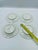 Mid 20th Century by Sadek Swan Gilded Footed Cups & Saucers - Service for 4 For Sale - Image 9 of 12