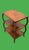 American Late 20th Century Henredon Acquisition Three Tier Side Table Solid Mahogany and Crushed Bamboo For Sale - Image 3 of 11