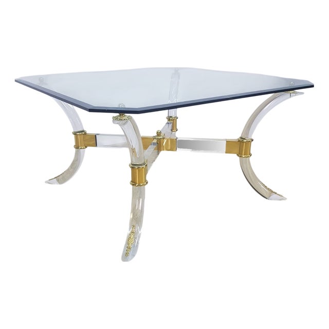 Hollywood Regency Coffee Table, France, 1970s For Sale