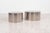 Custom Polished Metal Drum Coffee Table in the Style of Brueton, 1980 For Sale In Chicago - Image 6 of 6