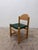 1980s Hank Loewenstein Green Naugahyde and Oak Frame "Padova" Dining or Side Chair For Sale - Image 5 of 17