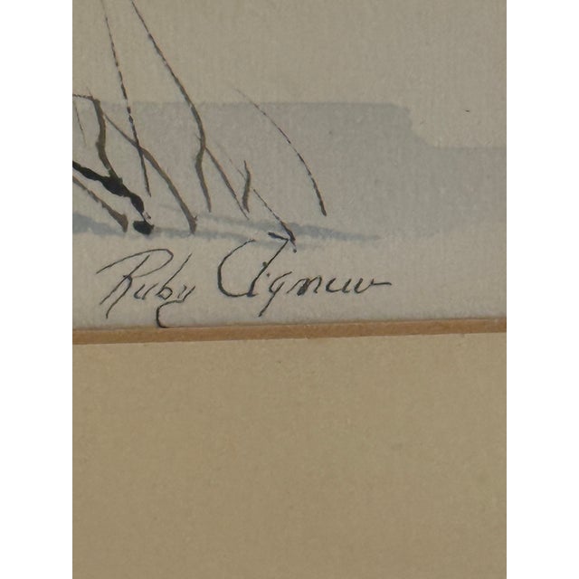 1970s Ruby Egnew Artist “Stream in Forrest” For Sale In San Diego - Image 6 of 6