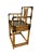 Mid-Century Modern Mid-Century Modern Pavillion Chinoiserie Bamboo Armchair, 1950 For Sale - Image 3 of 9