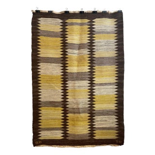 Swedish Röllakan Rug by Berit Koenig & Svensk Hemslöjd Viggen, 1950s For Sale