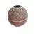 This vintage Steve Ernt Raku Studio Art Pottery vase features a metallic glaze with an abstract pattern, measuring 7...