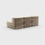 Contemporary Curt Modular Set Flexible Three-Seater Sofa by Ambivalenz, Set of 6 For Sale - Image 3 of 5