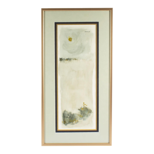 1964 Watercolor Landscape Painting by James VerDoorn