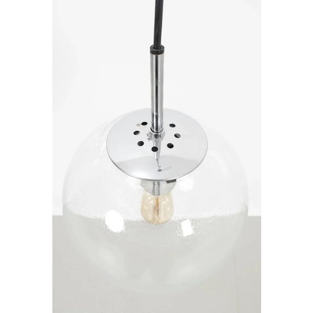 Vintage Glass Hanging Lamp For Sale - Image 5 of 7