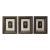 Set of Three Hand Colored Neoclassic Prints with Egyptian Revival Frames For Sale