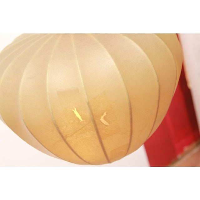 Wood 5-Flame Cocoon Lamp in Teak, 1965 For Sale - Image 7 of 14