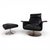 Set of Siesta 62 Leather Lounge Chair and Ottoman by Jacques Brule for Kaufeld, 1960 For Sale - Image 17 of 18