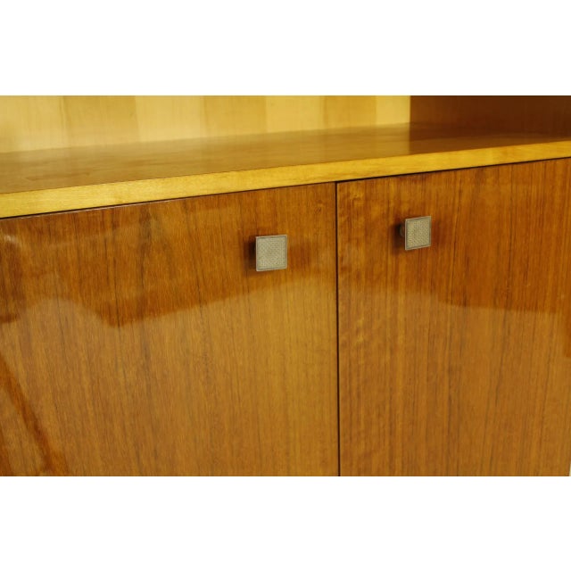 Vintage Bookcase in Beech, 1970s For Sale - Image 4 of 7