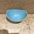 1965 Hand Painted Baby Blue Bowl Art Pottery Signed Bea Grant For Sale - Image 4 of 7