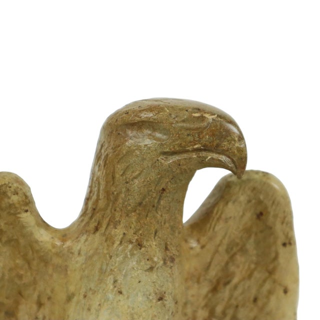 Stone Vintage Handmade Stone Eagle For Sale - Image 7 of 10
