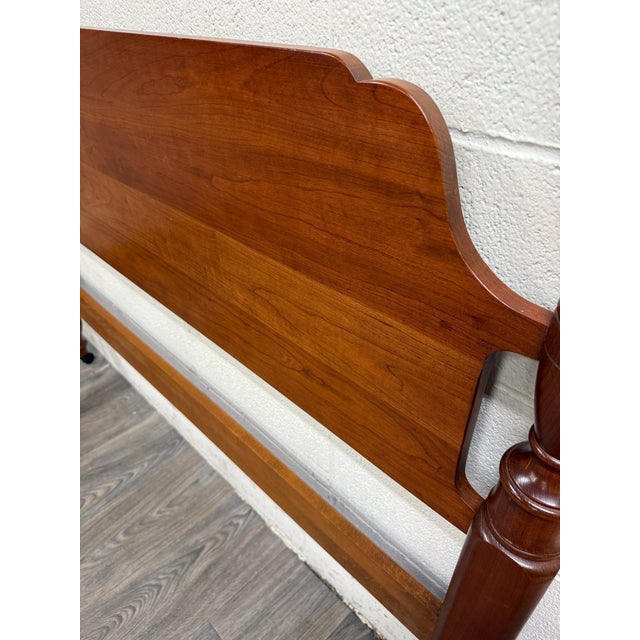Vintage Full Size Pennsylvania House Chippendale Style Four Poster Bed For Sale - Image 12 of 16