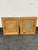 Design Plus Gallery presents a Pair of Vintage Square Giltwood Wall Mirrors. This matched set offers rectangular mirrored...
